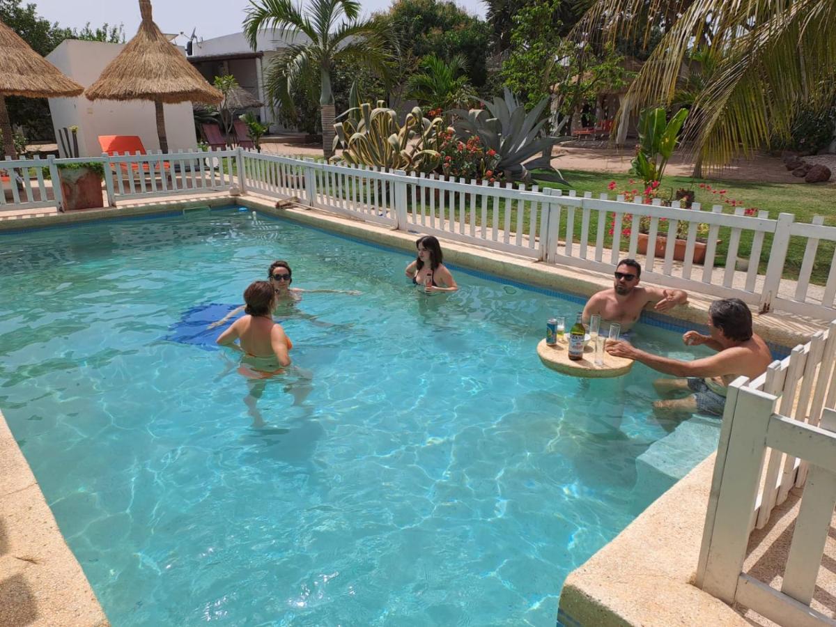 Chambre D'Hote Les Vacanciers Nianing Bagian luar foto