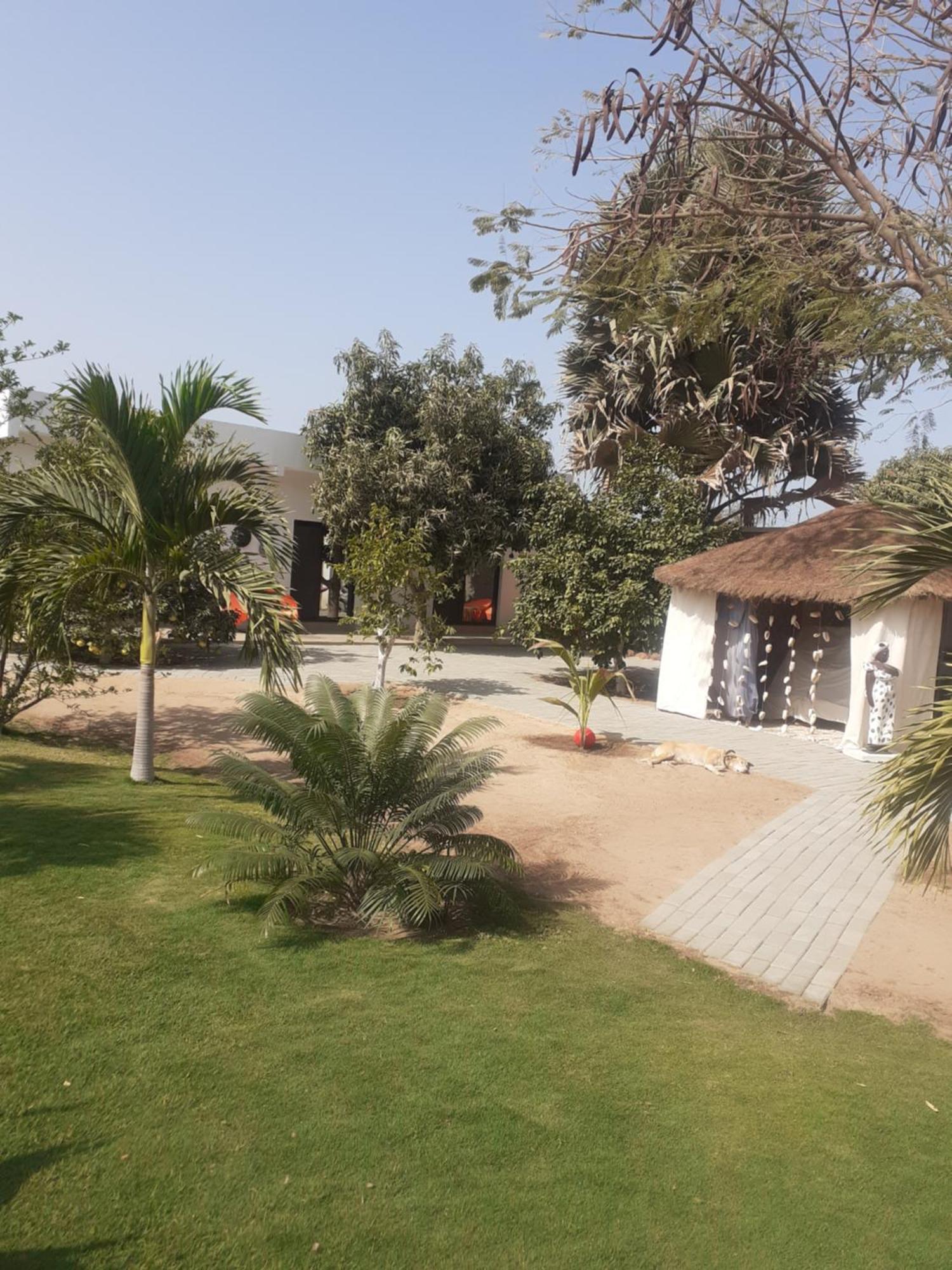 Chambre D'Hote Les Vacanciers Nianing Bagian luar foto